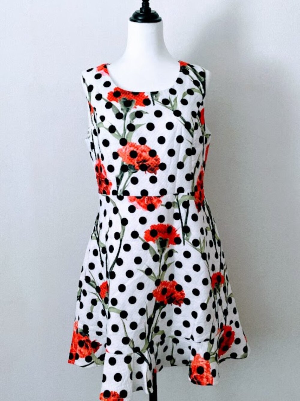 #72651 retro and elegant sleeveless A-line dress